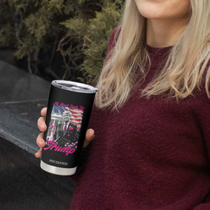 Funny Trump Lover Tumbler Cup My Hear Beats For Trump Valentine's Day TS09 Print Your Wear
