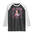 Funny Valentine's Day Trump Raglan Shirt I'll Never Deport You Pink Trump TS09 Black White Print Your Wear