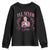 Funny Valentine's Day Trump Youth Sweatshirt I'll Never Deport You Pink Trump TS09 Black Print Your Wear