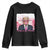 Funny Trump Is My Valentine Youth Sweatshirt Pink Trump Bubble Gum TS09 Black Print Your Wear
