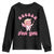 Funny Valentine's Day Cupid Trump Youth Sweatshirt Sucker For You TS09 Black Print Your Wear