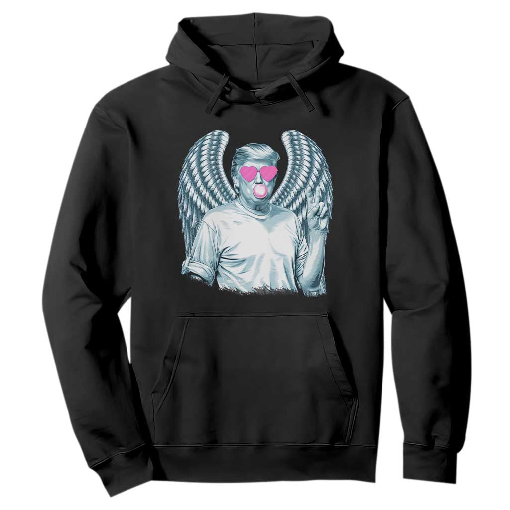Trump Cupid Vibes Hoodie Trump Bubble Gum TS09 Black Print Your Wear