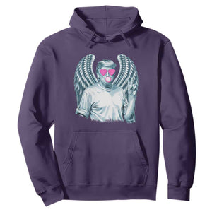 Trump Cupid Vibes Hoodie Trump Bubble Gum TS09 Purple Print Your Wear