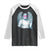 Trump Cupid Vibes Raglan Shirt Trump Bubble Gum TS09 Black White Print Your Wear