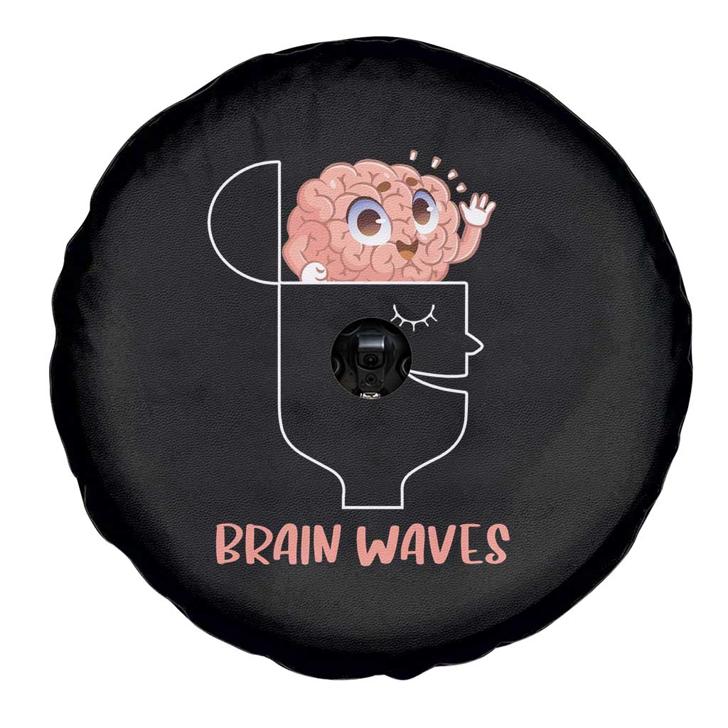 Funny Neuroscience Brain Waves Spare Tire Cover TS09 Print Your Wear