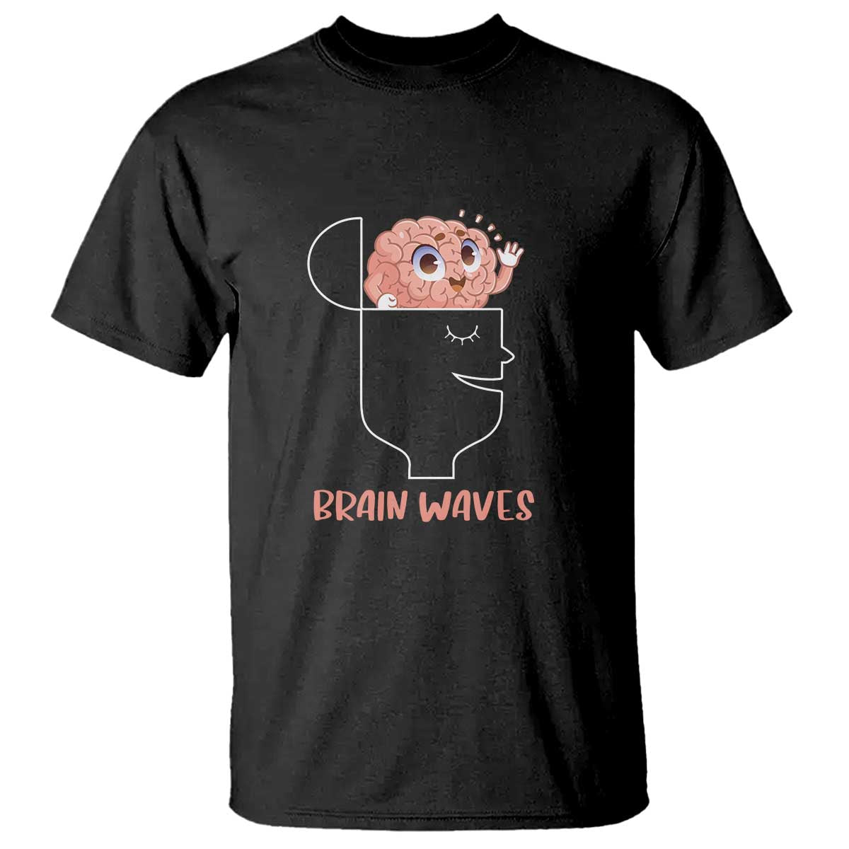 Funny Neuroscience Brain Waves T Shirt TS09 Black Print Your Wear
