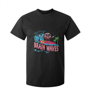 Funny Brain Waves Neuroscience T Shirt For Kid TS09 Black Print Your Wear