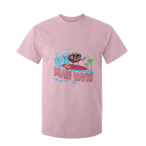 Funny Brain Waves Neuroscience T Shirt For Kid TS09 Light Pink Print Your Wear