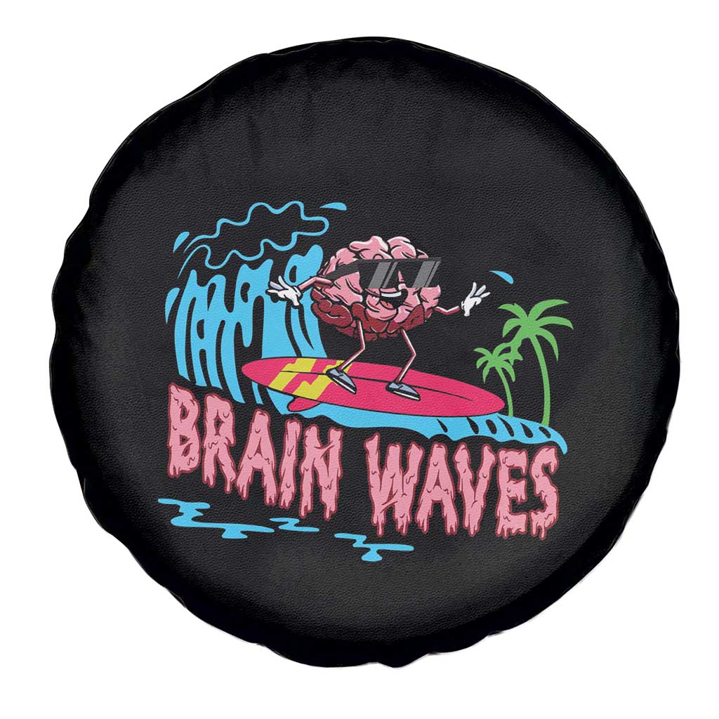 Funny Brain Waves Neuroscience Spare Tire Cover TS09 Print Your Wear