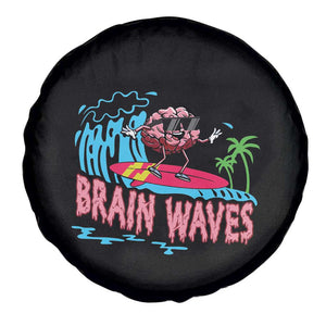 Funny Brain Waves Neuroscience Spare Tire Cover TS09 Print Your Wear