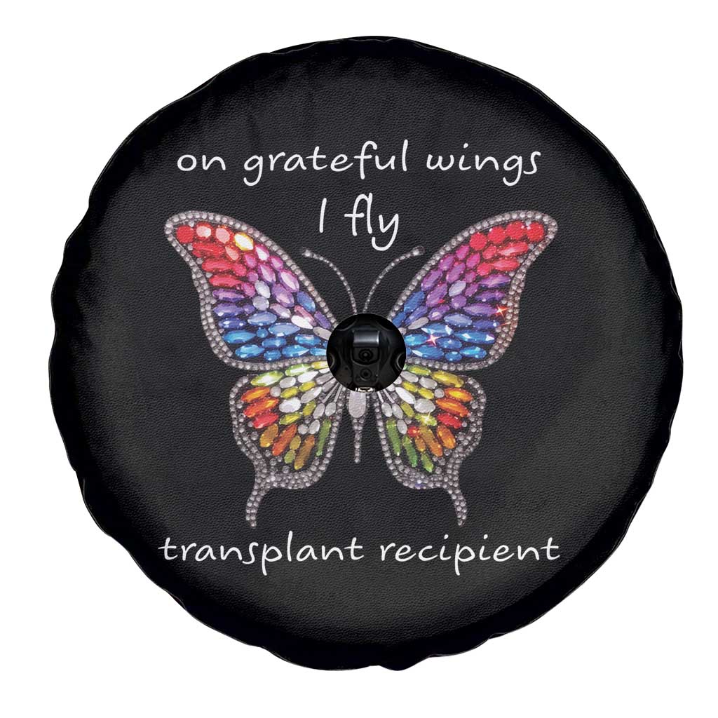 Transplant Recipient Spare Tire Cover On Grateful Wings I Fly TS09 Print Your Wear