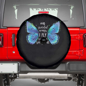 Transplant Recipient On Grateful Wings I Fly Spare Tire Cover TS09 Black Print Your Wear