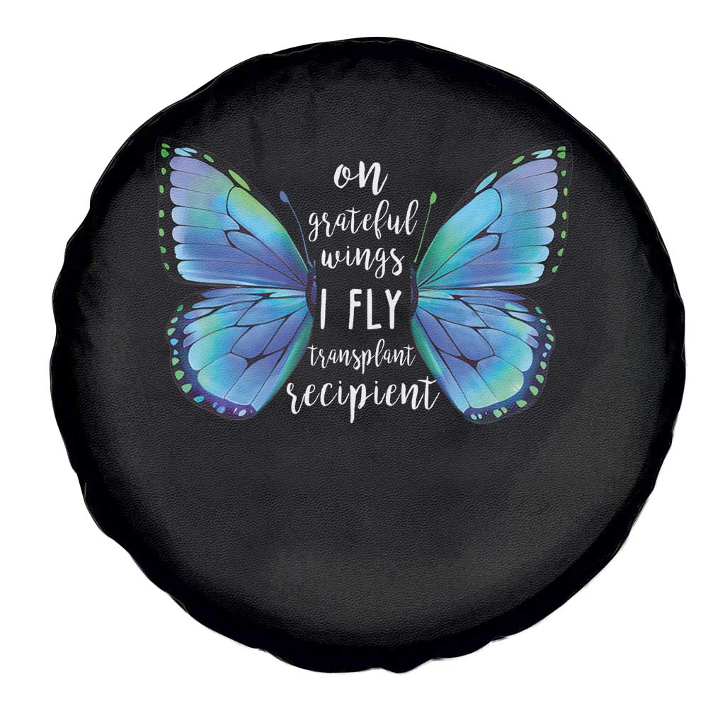 Transplant Recipient On Grateful Wings I Fly Spare Tire Cover TS09 Print Your Wear