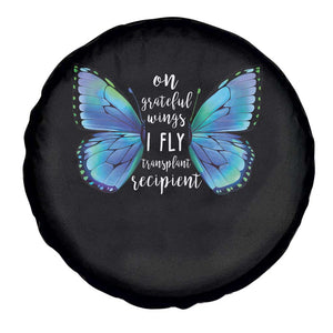 Transplant Recipient On Grateful Wings I Fly Spare Tire Cover TS09 Print Your Wear