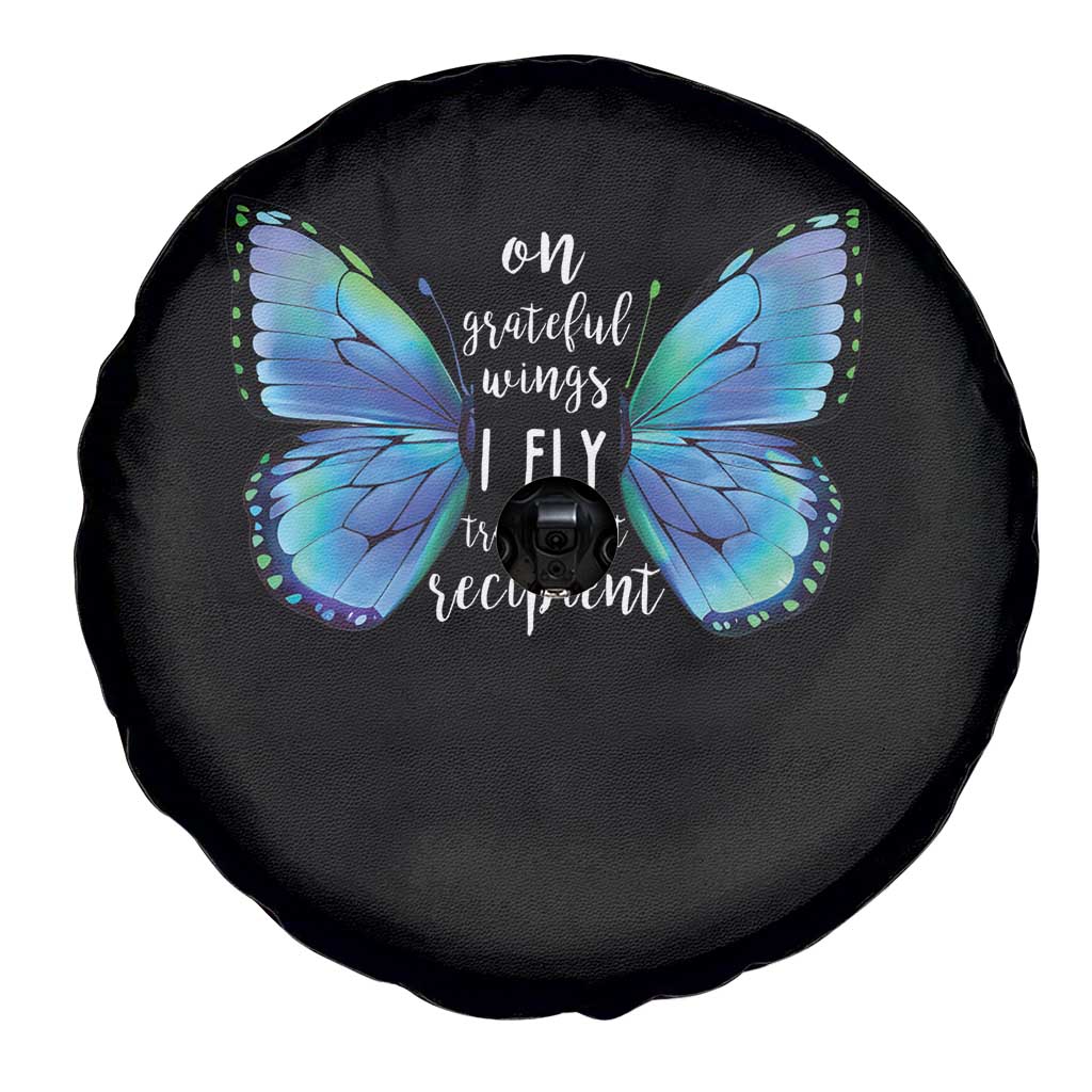 Transplant Recipient On Grateful Wings I Fly Spare Tire Cover TS09 Print Your Wear