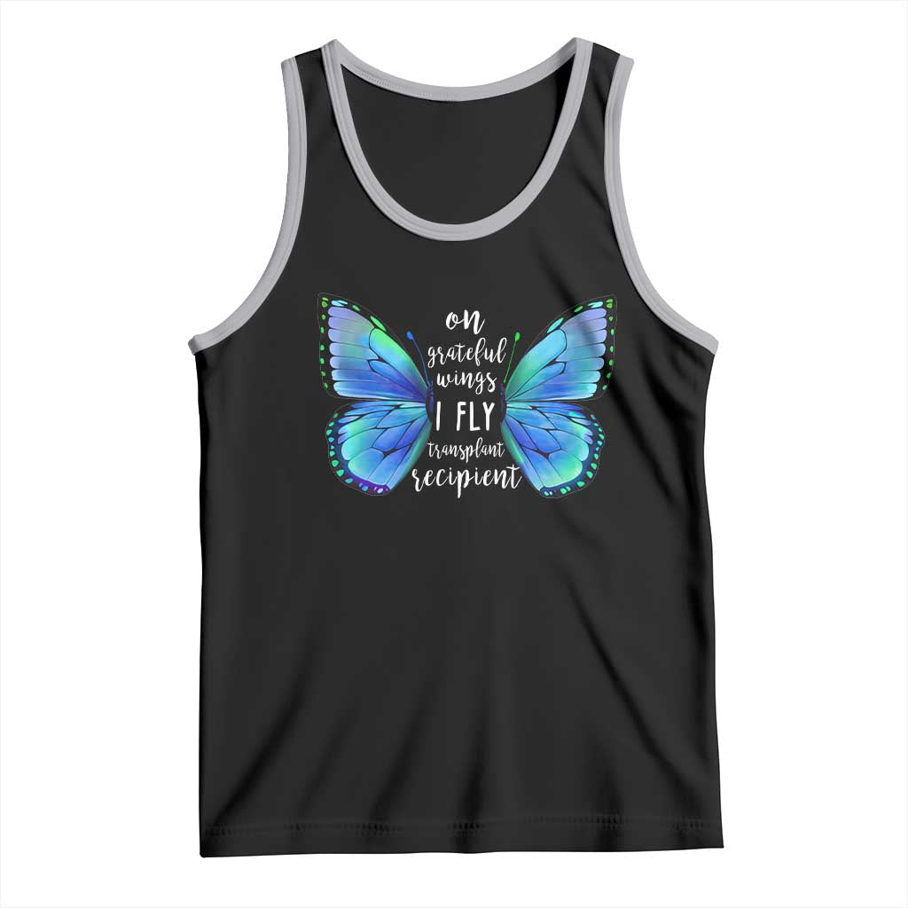 Transplant Recipient On Grateful Wings I Fly Tank Top TS09 Black Athletic Heather Print Your Wear