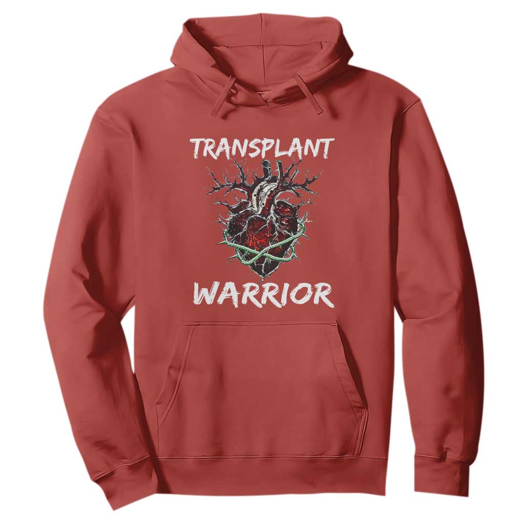 Heart Transplant Warrior Hoodie TS09 Red Print Your Wear