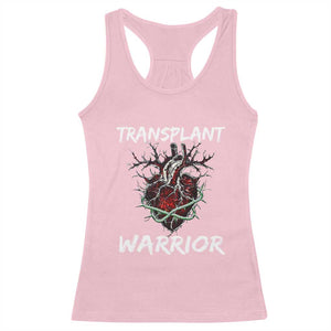 Heart Transplant Warrior Racerback Tank Top TS09 Light Pink Print Your Wear