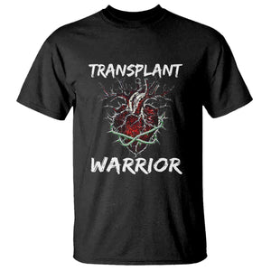 Heart Transplant Warrior T Shirt TS09 Black Print Your Wear