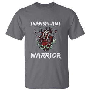 Heart Transplant Warrior T Shirt TS09 Charcoal Print Your Wear