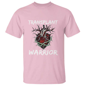 Heart Transplant Warrior T Shirt TS09 Light Pink Print Your Wear
