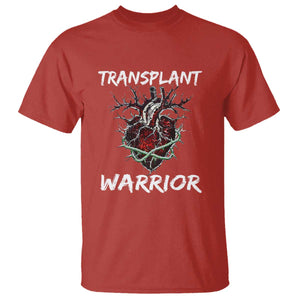 Heart Transplant Warrior T Shirt TS09 Red Print Your Wear