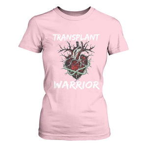 Heart Transplant Warrior T Shirt For Women TS09 Light Pink Print Your Wear