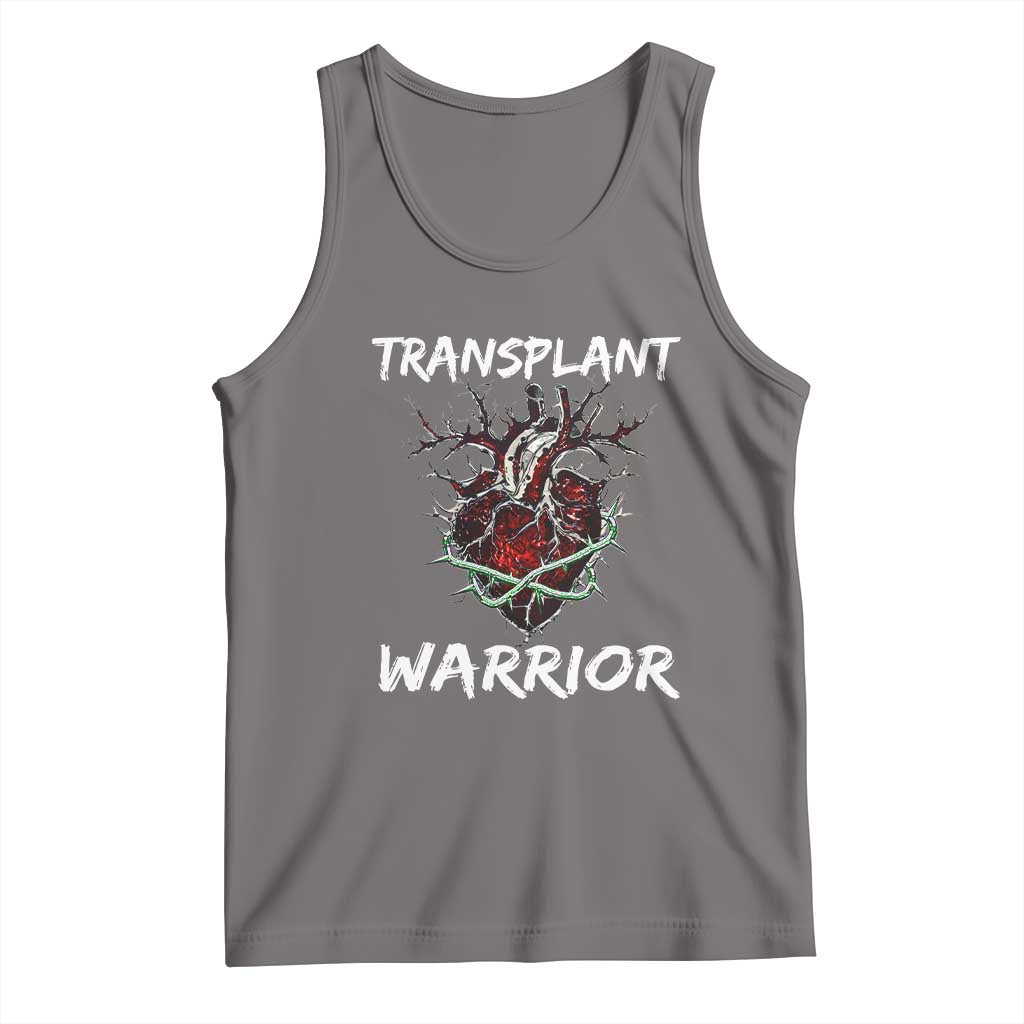 Heart Transplant Warrior Tank Top TS09 Deep Heather Print Your Wear