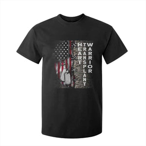Heart Transplant Warrior T Shirt For Kid Surgery Survivor American Flag TS09 Black Print Your Wear