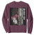 Heart Transplant Warrior Sweatshirt Surgery Survivor American Flag TS09 Maroon Print Your Wear