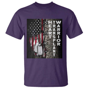 Heart Transplant Warrior T Shirt Surgery Survivor American Flag TS09 Purple Print Your Wear