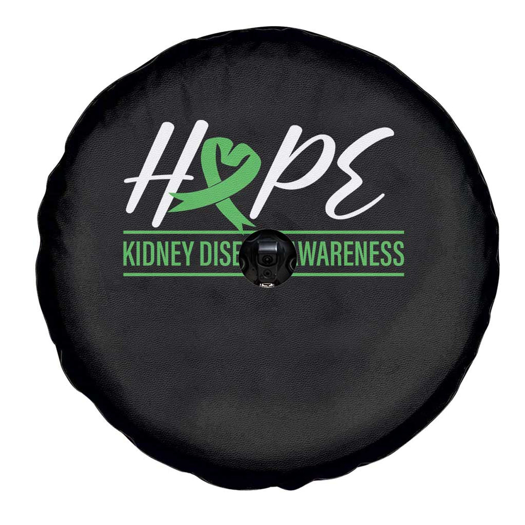 Hope Kidney Disease Awareness Month Green Ribbon Spare Tire Cover TS09 Print Your Wear