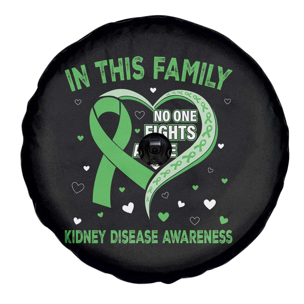 Kidney Disease Awareness Month Spare Tire Cover No One Fights Alone In This Family TS09 Print Your Wear