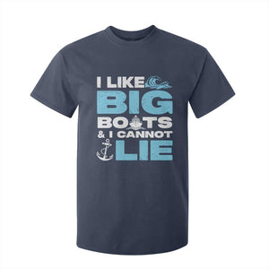 Funny I Like Big Boats and I Cannot Lie T Shirt For Kid TS09 Navy Print Your Wear