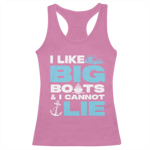 Funny I Like Big Boats and I Cannot Lie Racerback Tank Top TS09 Azalea Print Your Wear