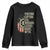 Pontoon Boat Captain Youth Sweatshirt Dad Husband Legend Brave Myth TS09 Black Print Your Wear