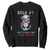 Funny Pirate Rule Sweatshirt Don't Fall Off The Boat TS09 Black Print Your Wear