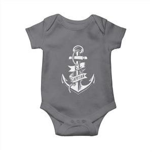 Boat El Capitan Baby Onesie TS09 Charcoal Print Your Wear