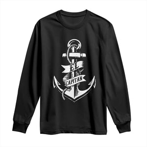 Boat El Capitan Long Sleeve Shirt TS09 Black Print Your Wear