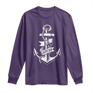 Boat El Capitan Long Sleeve Shirt TS09 Purple Print Your Wear
