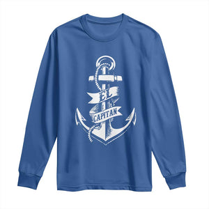 Boat El Capitan Long Sleeve Shirt TS09 Royal Blue Print Your Wear