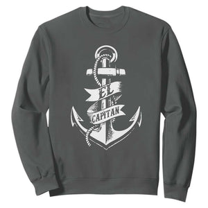 Boat El Capitan Sweatshirt TS09 Dark Heather Print Your Wear