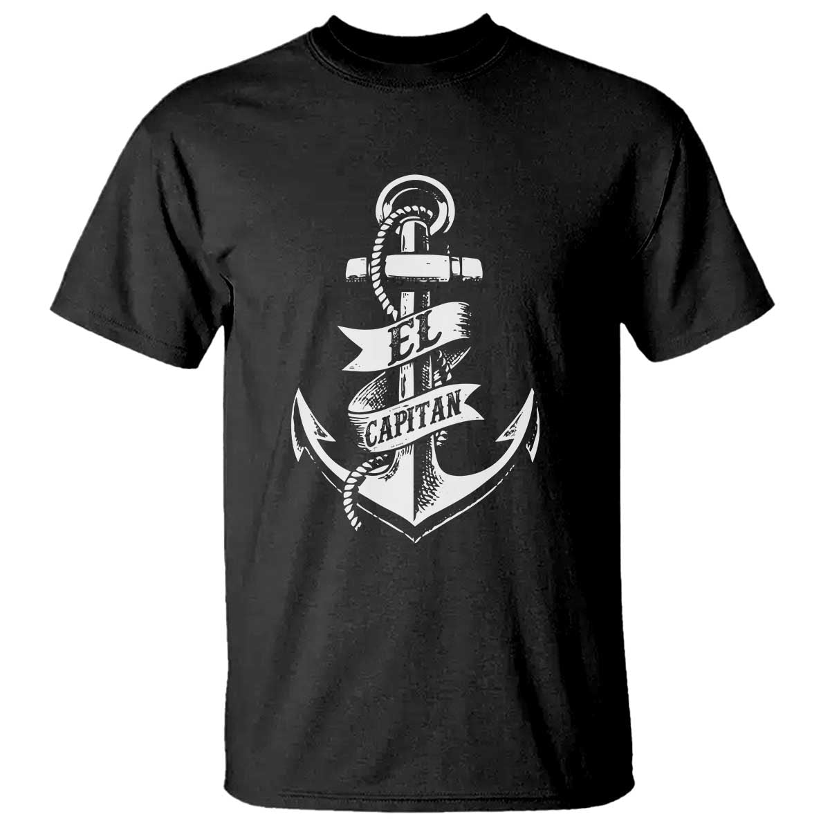 Boat El Capitan T Shirt TS09 Black Print Your Wear