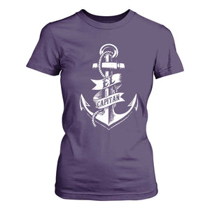 Boat El Capitan T Shirt For Women TS09 Purple Print Your Wear