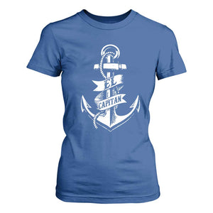 Boat El Capitan T Shirt For Women TS09 Royal Blue Print Your Wear