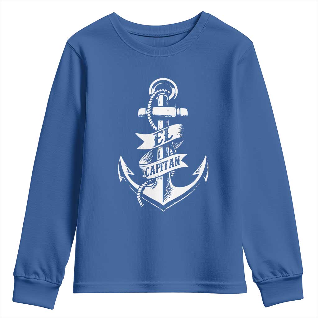 Boat El Capitan Youth Sweatshirt TS09 Royal Blue Print Your Wear
