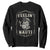 Boat Captain Sweatshirt Feelin Nauti Pontoon Sailing Sailor TS09 Black Print Your Wear