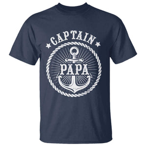 Captain Papa T Shirt Lake Sailor Boating TS09 Navy Print Your Wear