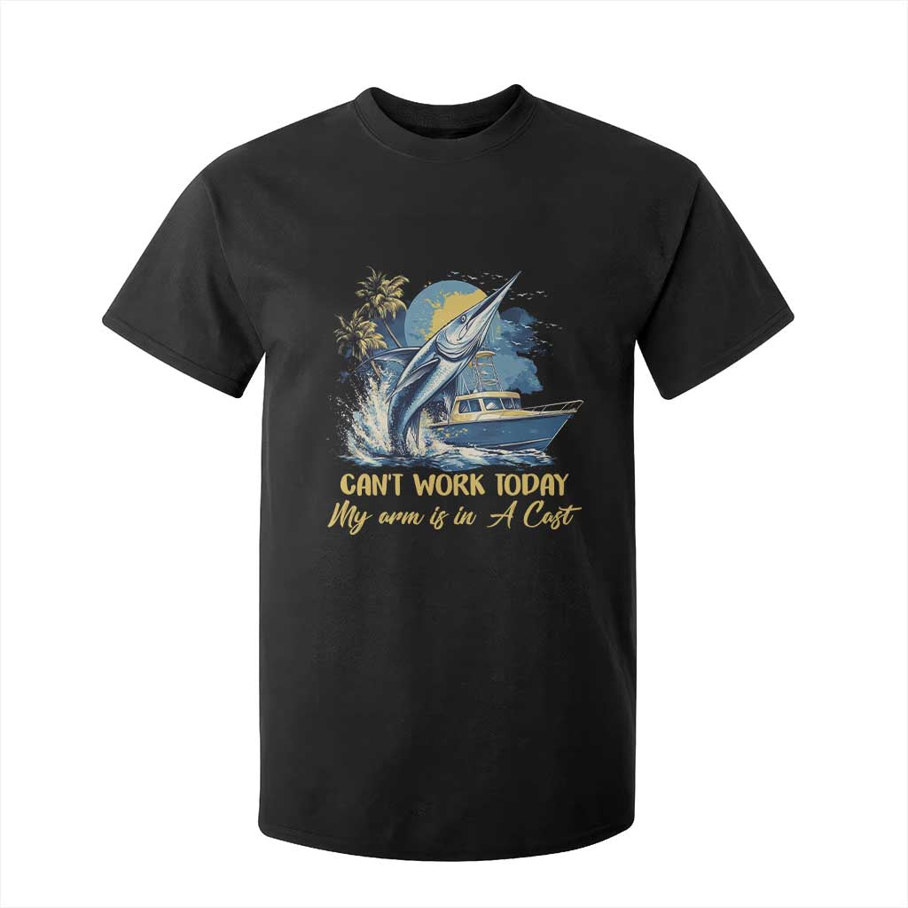 Fishing Boat T Shirt For Kid Fish More Worry Less TS09 Black Print Your Wear