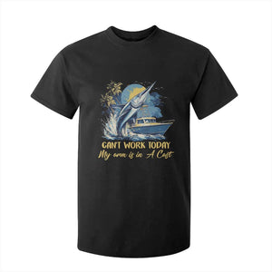 Fishing Boat T Shirt For Kid Fish More Worry Less TS09 Black Print Your Wear